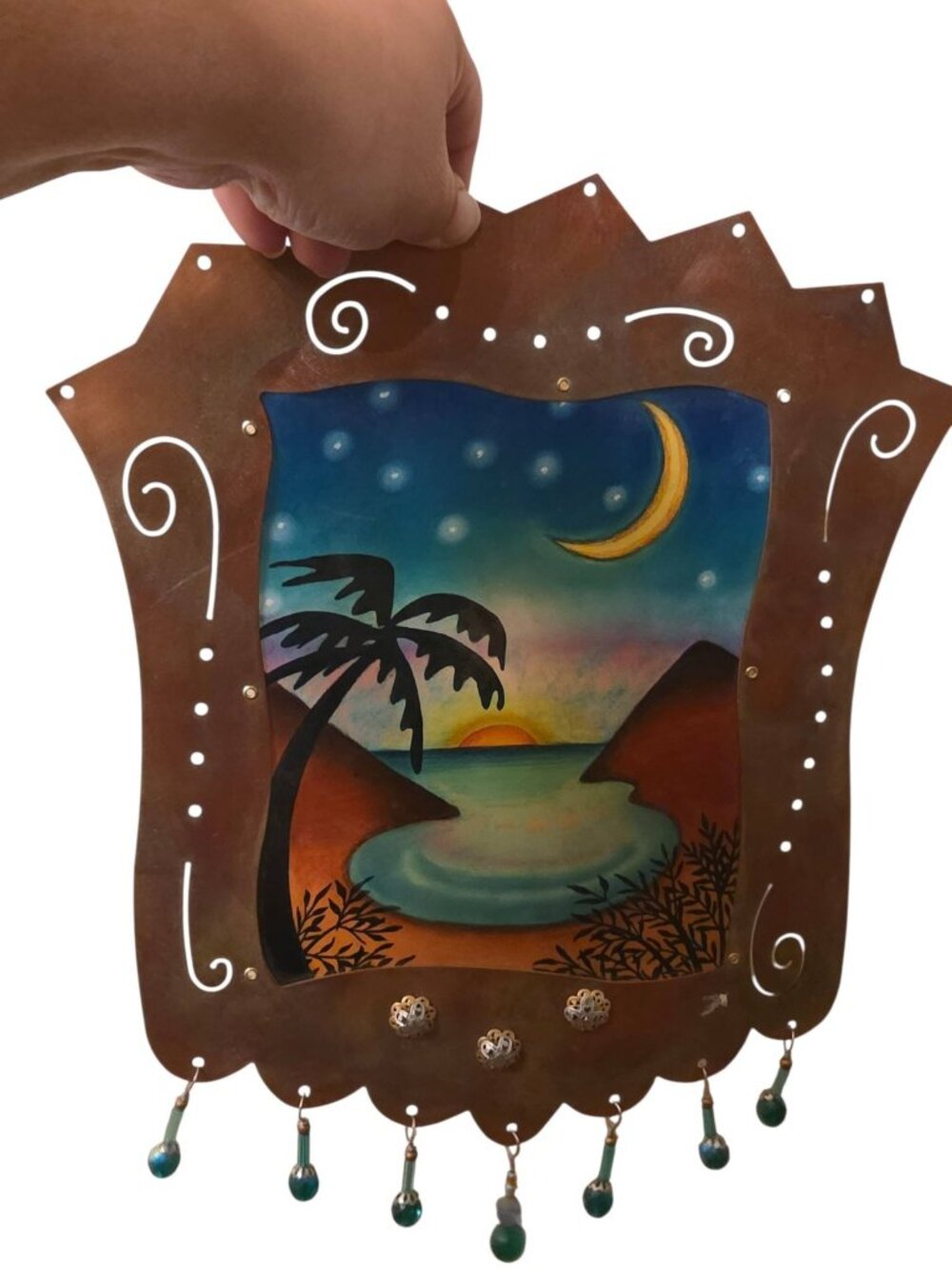 Bella Luz Tropical Beach Luminette Nightlight